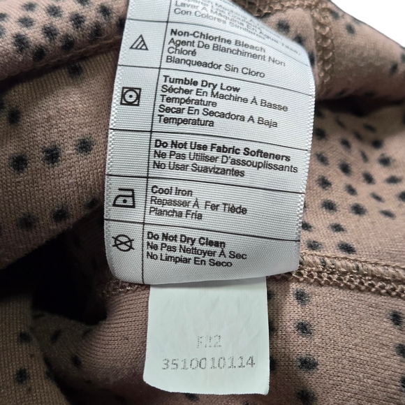 Carhartt Relaxed Fit Fleece Jacket Women's Size Large Warm Taupe Geo Aztec Snap - Picture 5 of 6